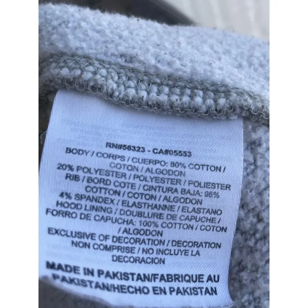 2010 gray Nike Zip hoodie SM Y2K